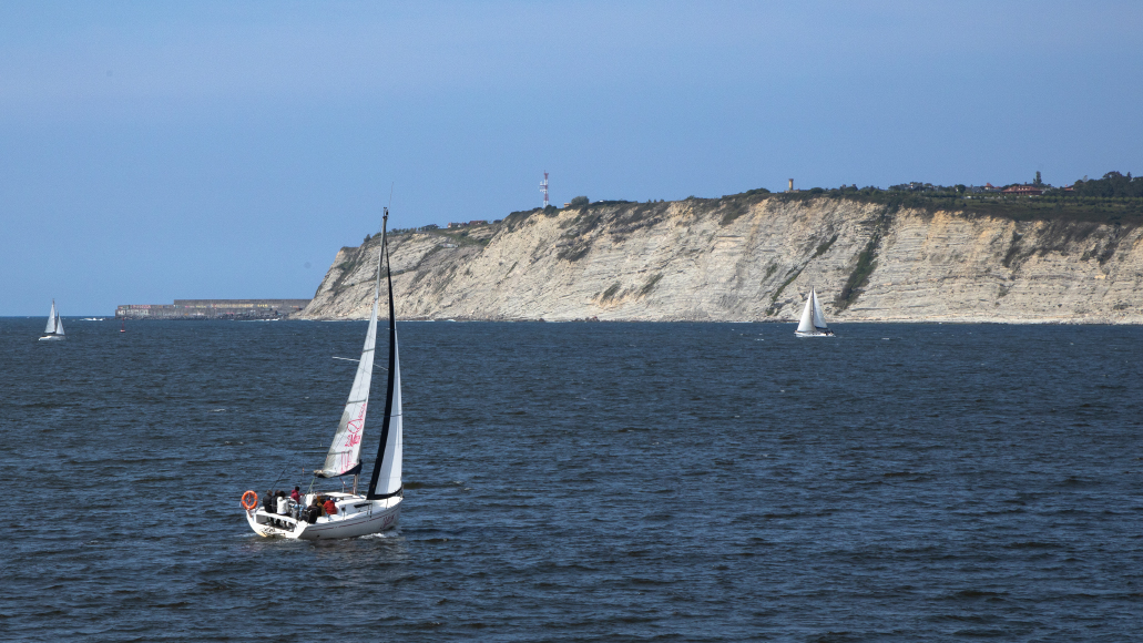 Photograph of Bay of Abra at the coast at La Galea.